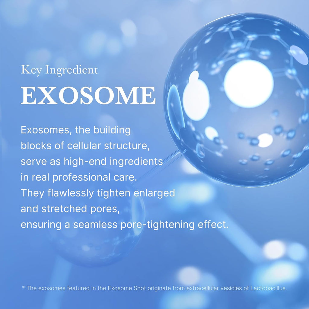 Exosome Shot Zero 2,000 PPM Spicule Facial Serum | Liquid Skin Booster Serum | Exosome, AHA+BHA+PHA | Pore Care, Dead Skin Cells, Skin Texture | Korean Skincare, 1.01 Fl.Oz