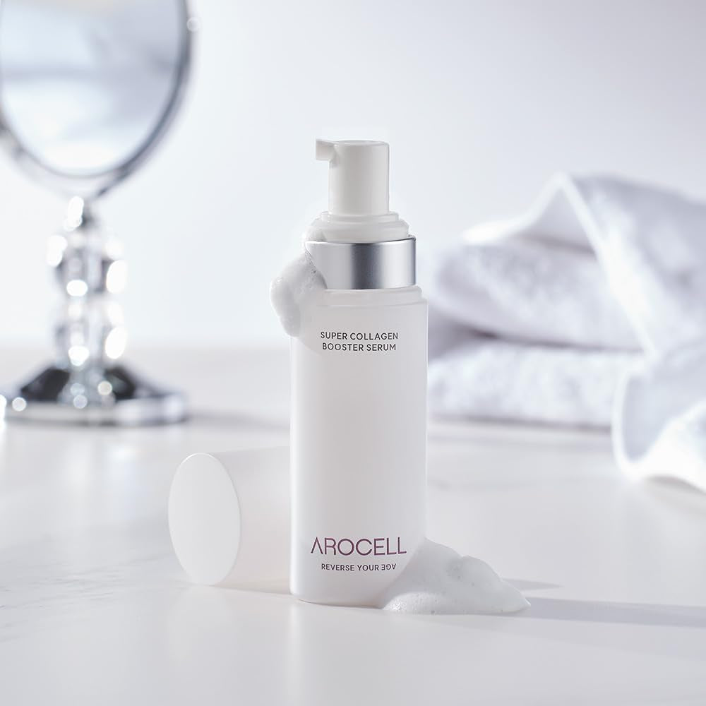 Super Collagen Booster Bubble Serum 70Ml–Korean Face Serum anti Aging Collagen Peptide, Firming Hydrating Wrinkle Care, Elasticity Boosting, Pore Minimizing, Lightweight Non Sticky Essence
