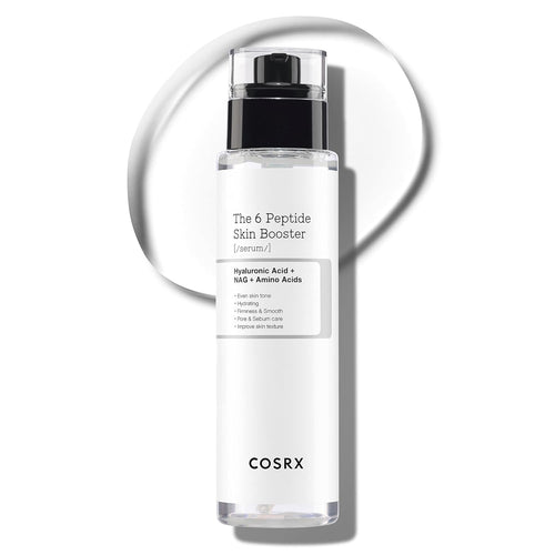 6X Peptide Collagen Skin Booster Toner Serum for Dull & Uneven Skin, Preps Skin with Copper Peptides, Ghk-Cu, Skin Renewal Boosting Facial Essence, Korean Skin Care, 5.07 Oz, Mothers Day Gifts