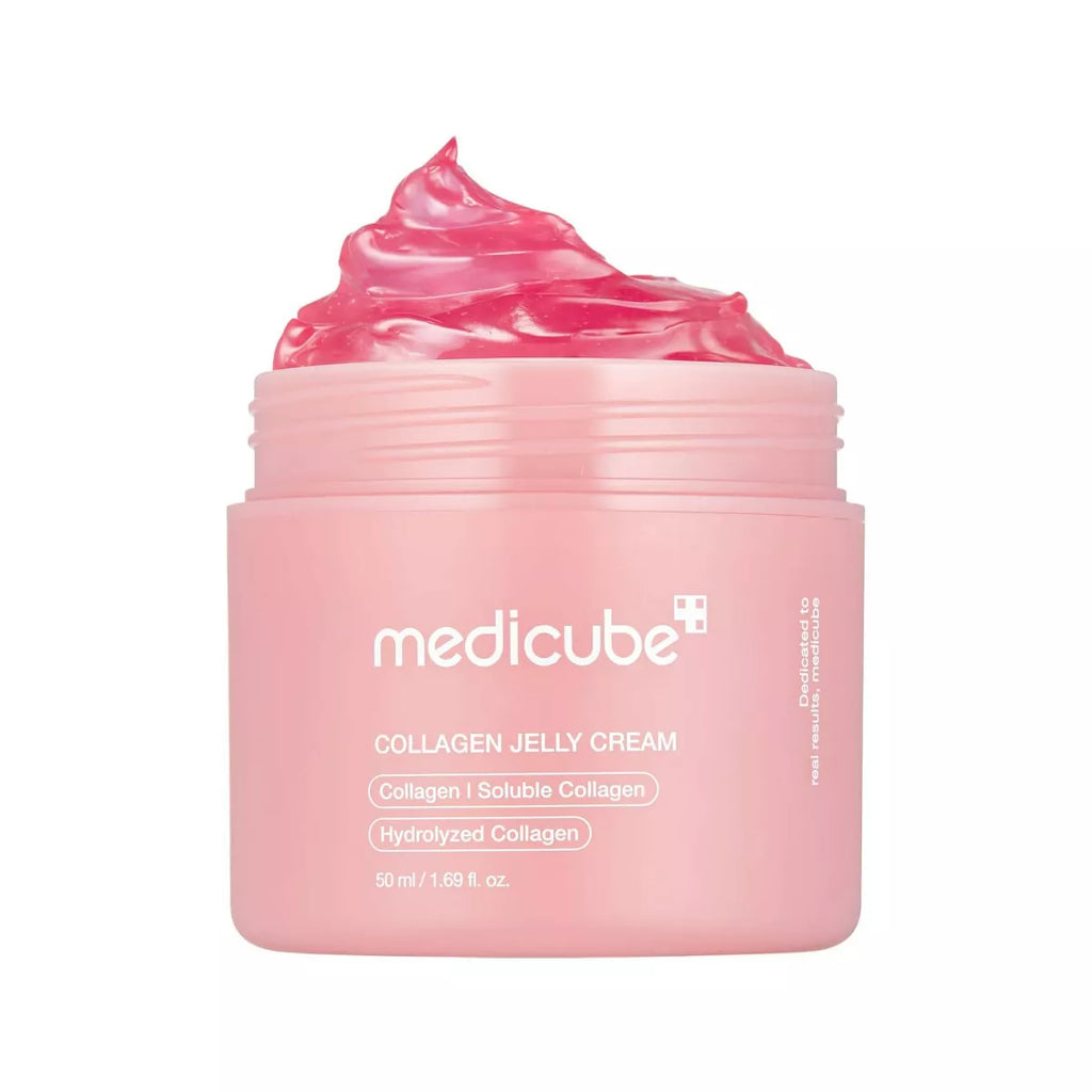 Medicube Collagen Jelly Cream Korean Skincare - 50Ml: Firming Gel Cream, for Normal & Dry Skin, Face Application, Unscented