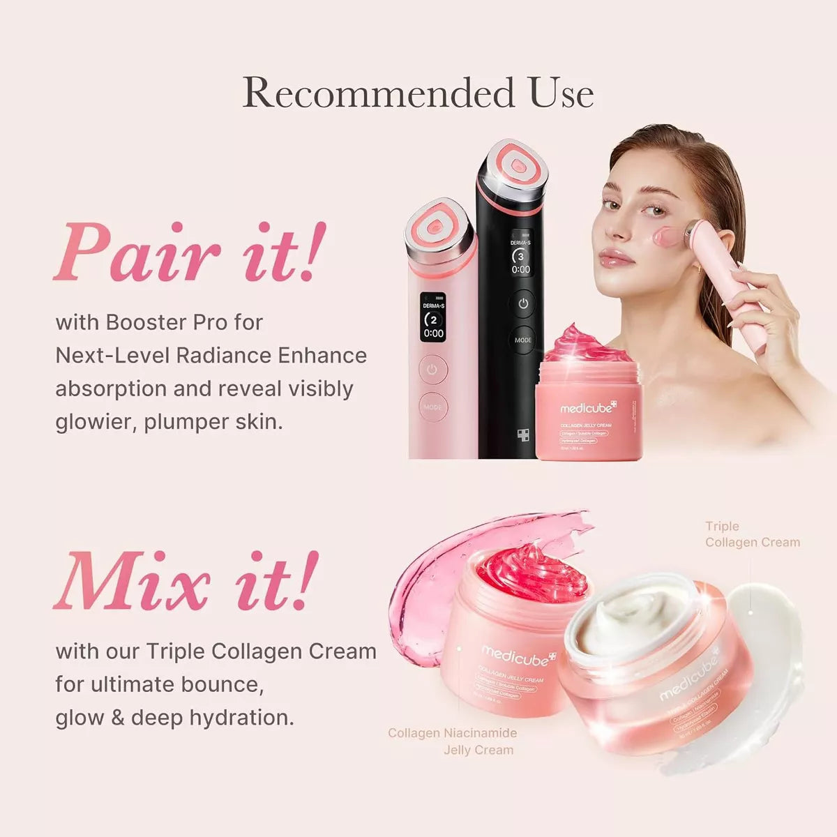 Medicube Collagen Jelly Cream Korean Skincare - 50Ml: Firming Gel Cream, for Normal & Dry Skin, Face Application, Unscented