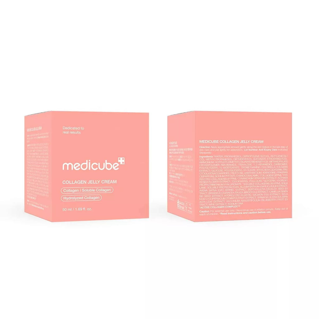 Medicube Collagen Jelly Cream Korean Skincare - 50Ml: Firming Gel Cream, for Normal & Dry Skin, Face Application, Unscented