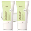 Centella Calming Moisture Daily Sunscreen SPF 50+ PA++++ Matte & No White Cast Centella Asiatica Dry Oily Sensitive Vegan Korean Skincare - Pack of 2
