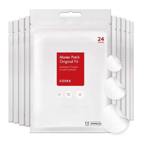 Acne Pimple Patch Absorbing Hydrocolloid Original 3 Size Patches for Blemishes and Zits Cover, Spot Stickers for Face and Body, Not Tested on Animals (240)